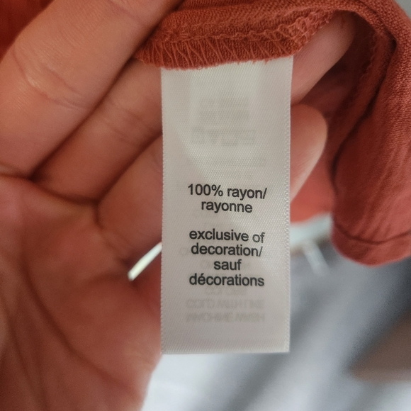 NWT Maurices Rust Orange Kimono Cardigan - Picture 4 of 8